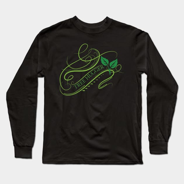 Tree Hugger Long Sleeve T-Shirt by SWON Design